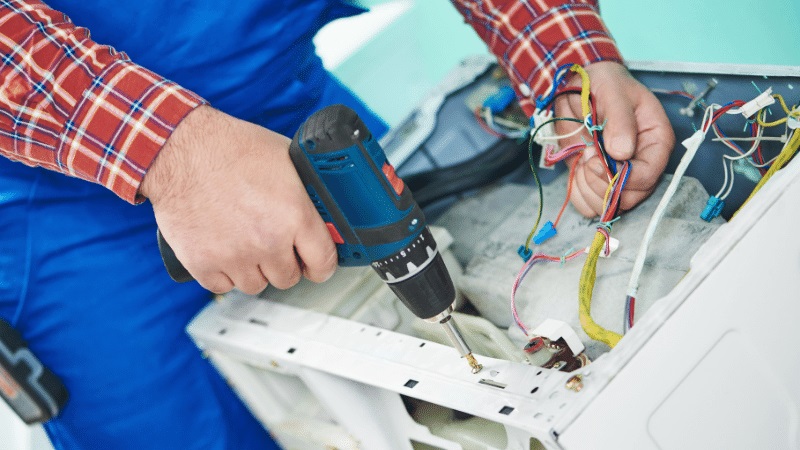 Söğütlü Baykan Baykan çamaşır makinesi kart tamiri – Su almama arızası orijinal parça ile giderildi. - Teknik servis örneği